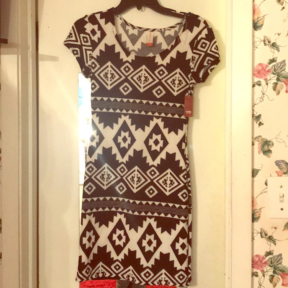 Bodycon Aztec Dress